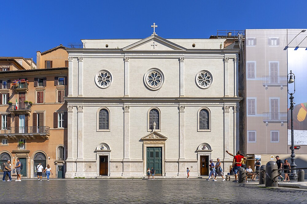 Church of Our Lady of the Sacred Heart, Chiesa di Nostra Signora del Sacro Cuore, Piazza Navona, Roma, Lazio, Italy