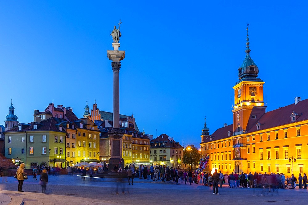 Castle Square, UNESCO World Heritage Site, Warsaw, Poland, Europe