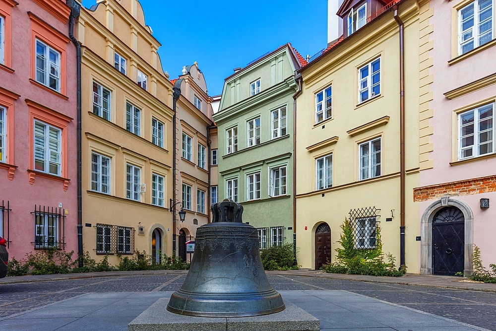 Kanonia Square, UNESCO World Heritage Site, Warsaw, Poland, Europe