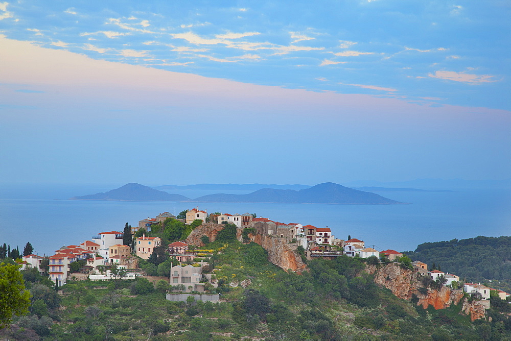 Old village, Alonissos Island, Sporades, Greek Islands, Greece, Europe