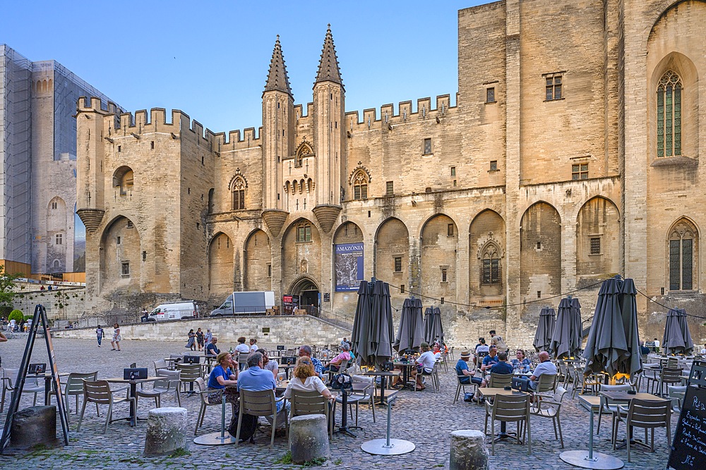 Palace of the Popes, Avignon, Provence-Alpes-Côte d'Azur, Grand Avignon, Rhone Valley, France, World Heritage Site, UNESCO