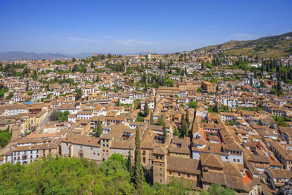 Alcazaba, Alhambra, Granada, Andalusia, Spain, Islamic architecture, Mudejar architecture, UNESCO, World Heritage Site