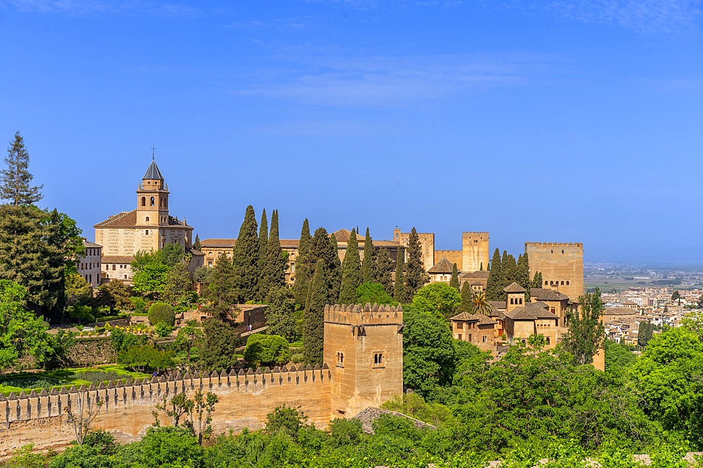 eneralife Palace, Generalife Gardens, Alhambra, Granada, Andalusia, Spain, Islamic architecture, Mudejar architecture, World Heritage Site, UNESCO,