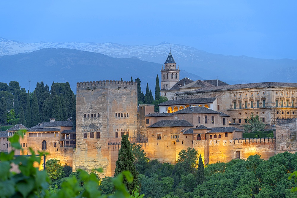 Mirador de San Nicolas, World Heritage Site, UNESCO, Alhambra, Granada, Andalusia, Spain, Islamic architecture, Mudejar architecture