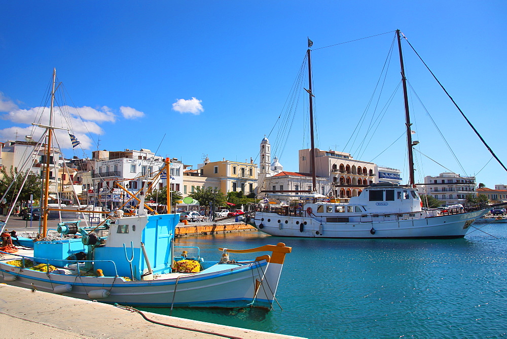 The port, Tinos Island, Cyclades, Greek Islands, Greece, Europe