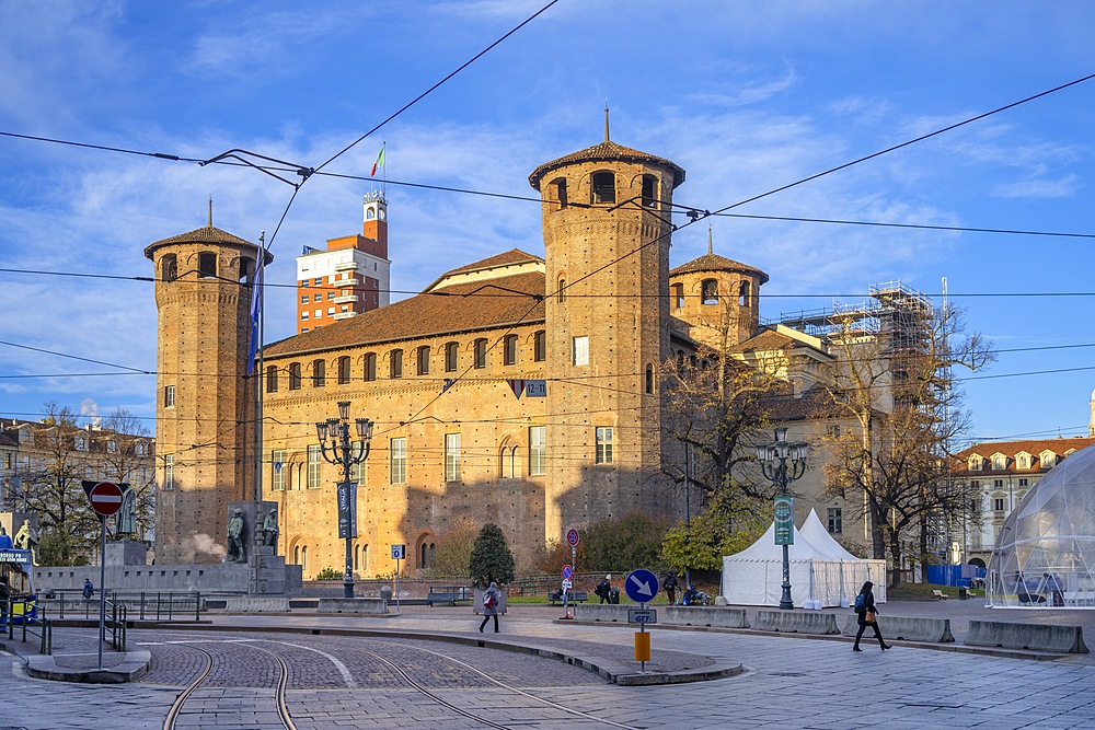 Piazza Castello, Museo Egizio, Egyptian Museum, Turin, Piedmont, Italy