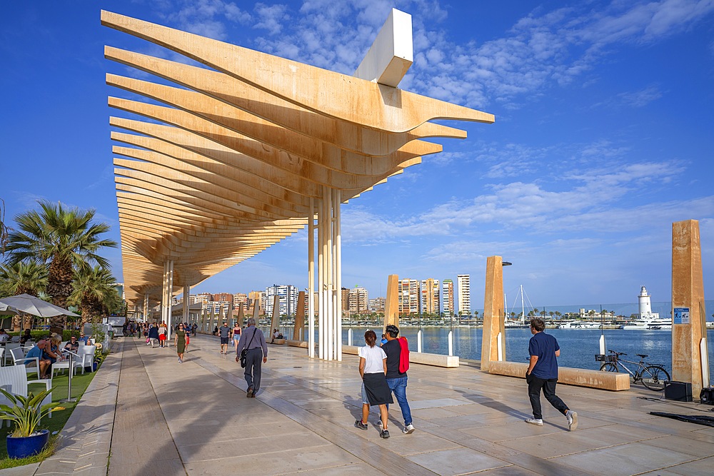 tourist port, Pergolas de la Victoria, Malaga, Andalusia, Spain