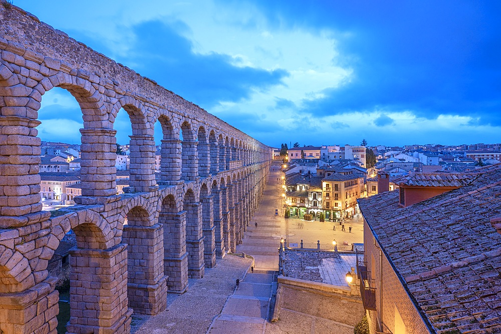 Roman Aqueduct, Segovia, Castile and León, Spain