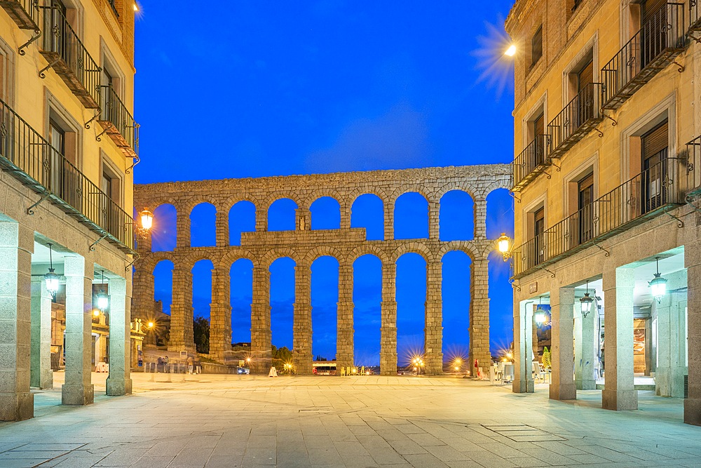 Roman Aqueduct, Segovia, Castile and León, Spain