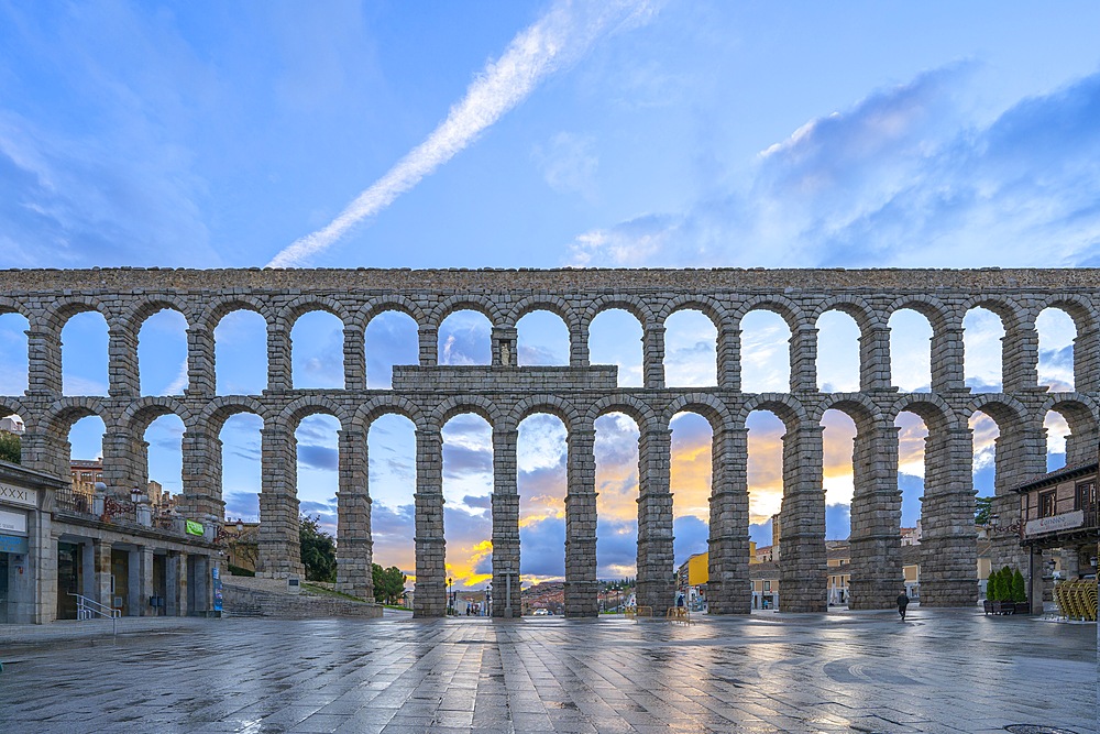 Roman Aqueduct, Segovia, Castile and León, Spain