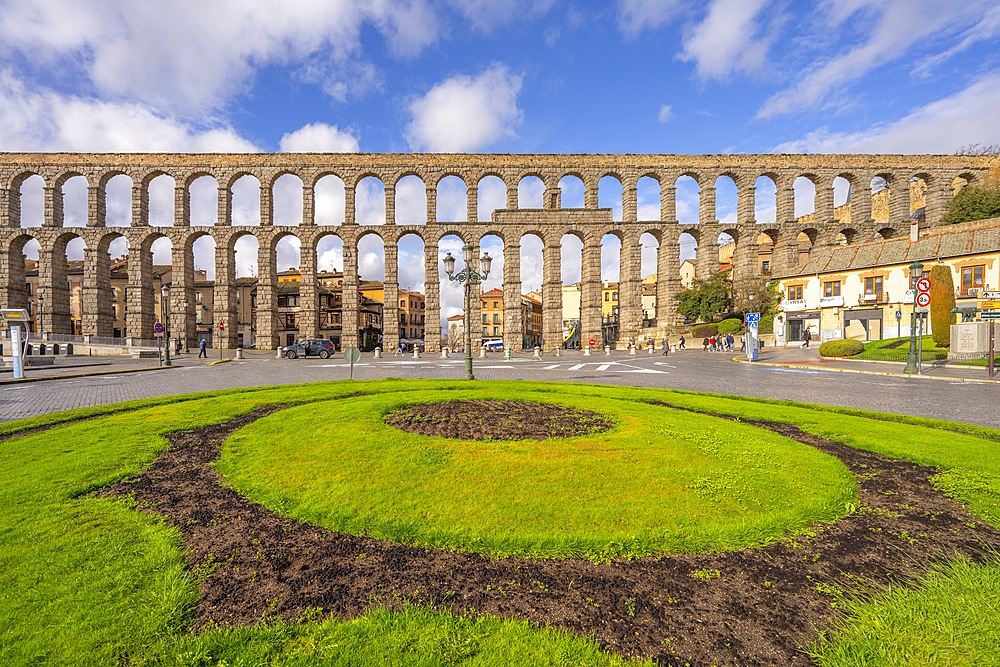 Roman Aqueduct, Segovia, Castile and León, Spain