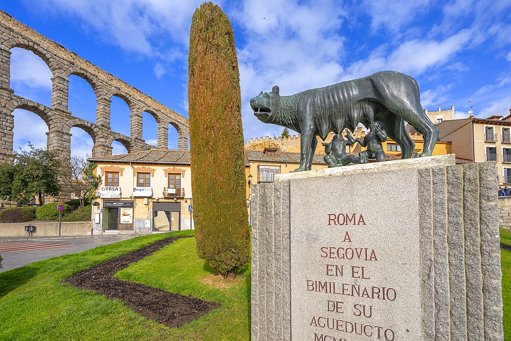 Capitoline she-wolf, Segovia, Castile and León, Spain