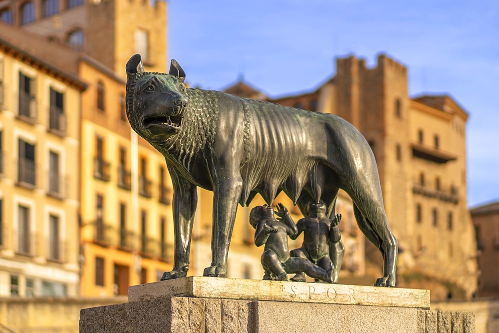 Capitoline she-wolf, Segovia, Castile and León, Spain