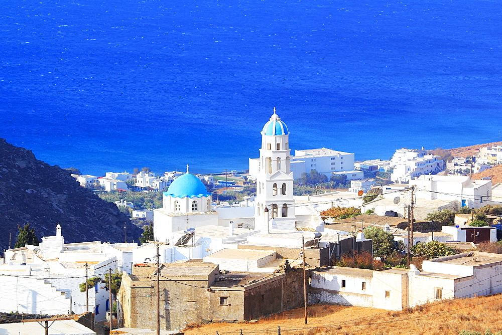 The village of Chatzirados, Tinos Island, Cyclades, Greek Islands, Greece, Europe