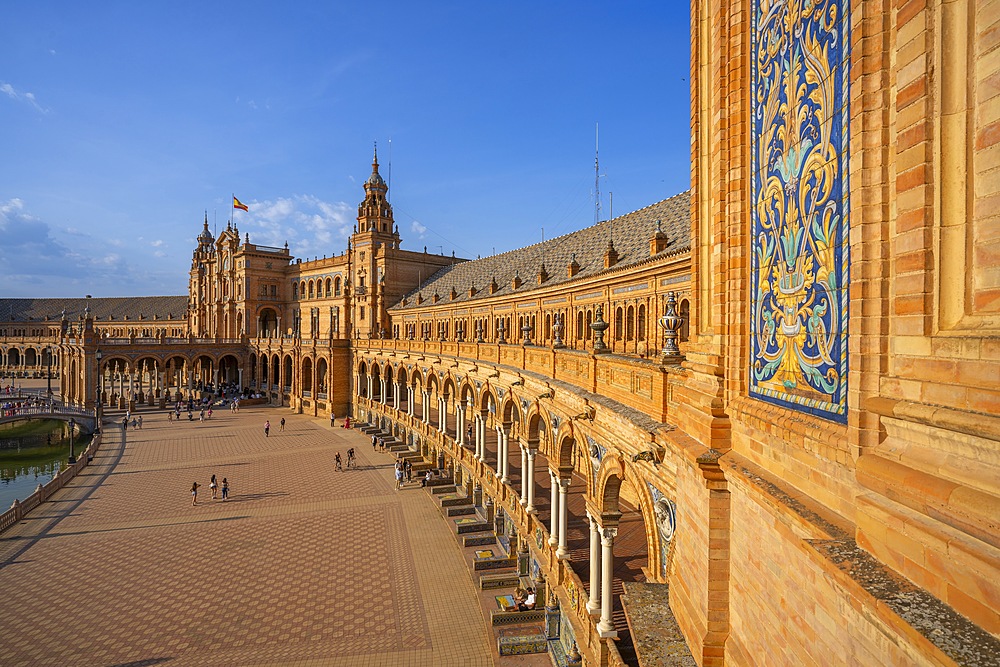 Plaza de España, Seville, Andalusia, Spain