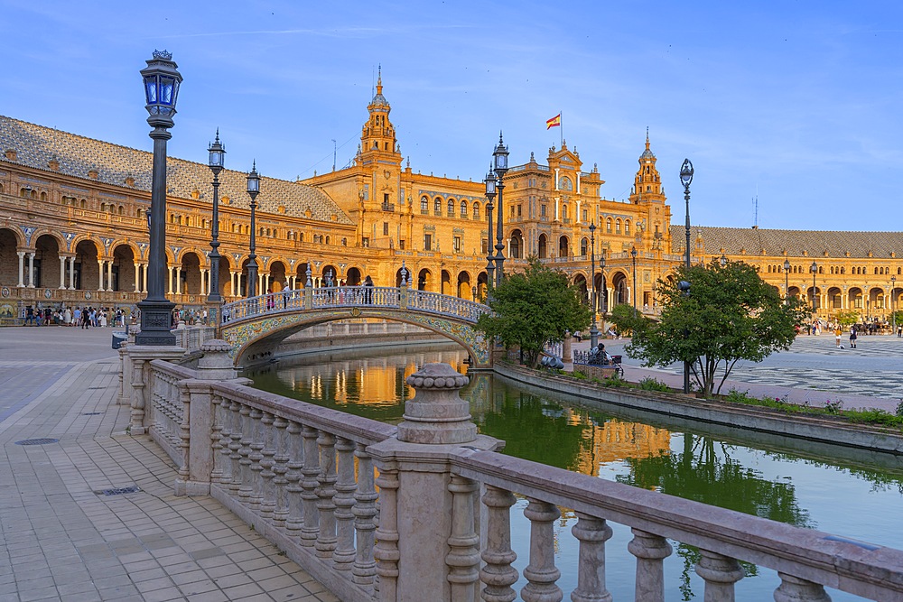 Plaza de España, Seville, Andalusia, Spain