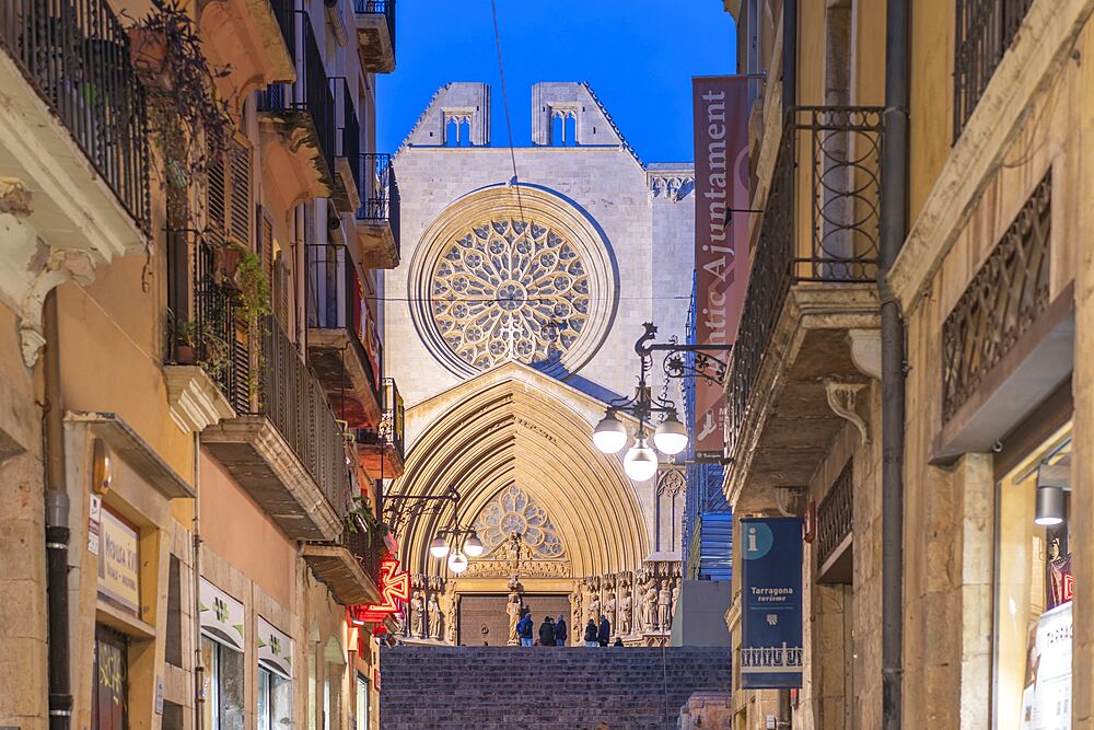 metropolitan and primatial cathedral basilica of Santa Tecla, cathedral,, Tarragona, Catalonia, Spain