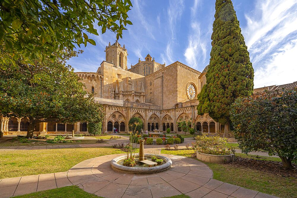 metropolitan and primatial cathedral basilica of Santa Tecla, cathedral,, Tarragona, Catalonia, Spain