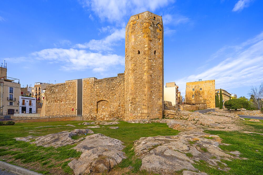 roman circus, roman tower, Tarragona, Catalonia, Spain