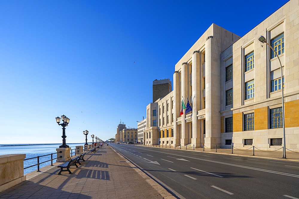 Air Force Palace, Bari waterfront, Bari, Apulia, Italy