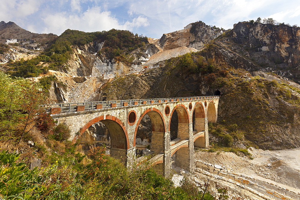 Marble quarries, Carrara, Tuscany, Italy, Europe