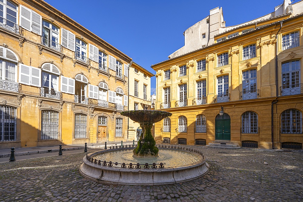 Place d'Albertas, Aix-en-Provence, Provence-Alpes-Côte d'Azur, France