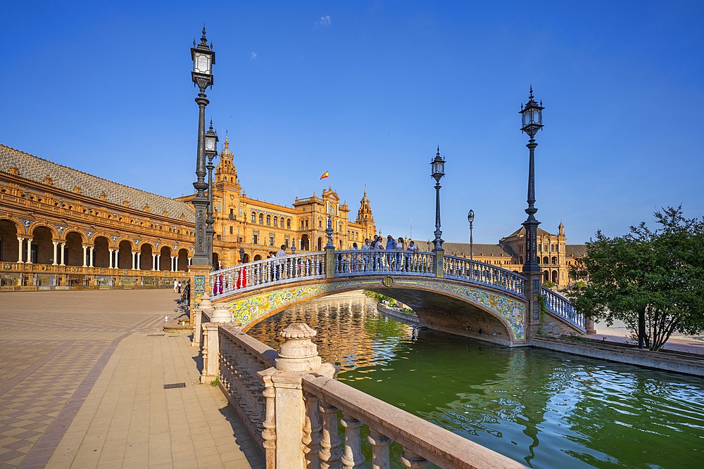 Plaza de España, Seville, Andalusia, Spain