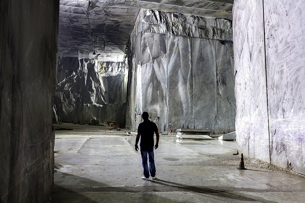 Marble quarries, Carrara, Tuscany, Italy, Europe