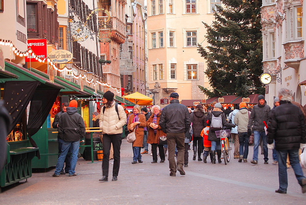 Innsbruck's Christmas markets, Innsbruck, Tyrol, Austria, Europe