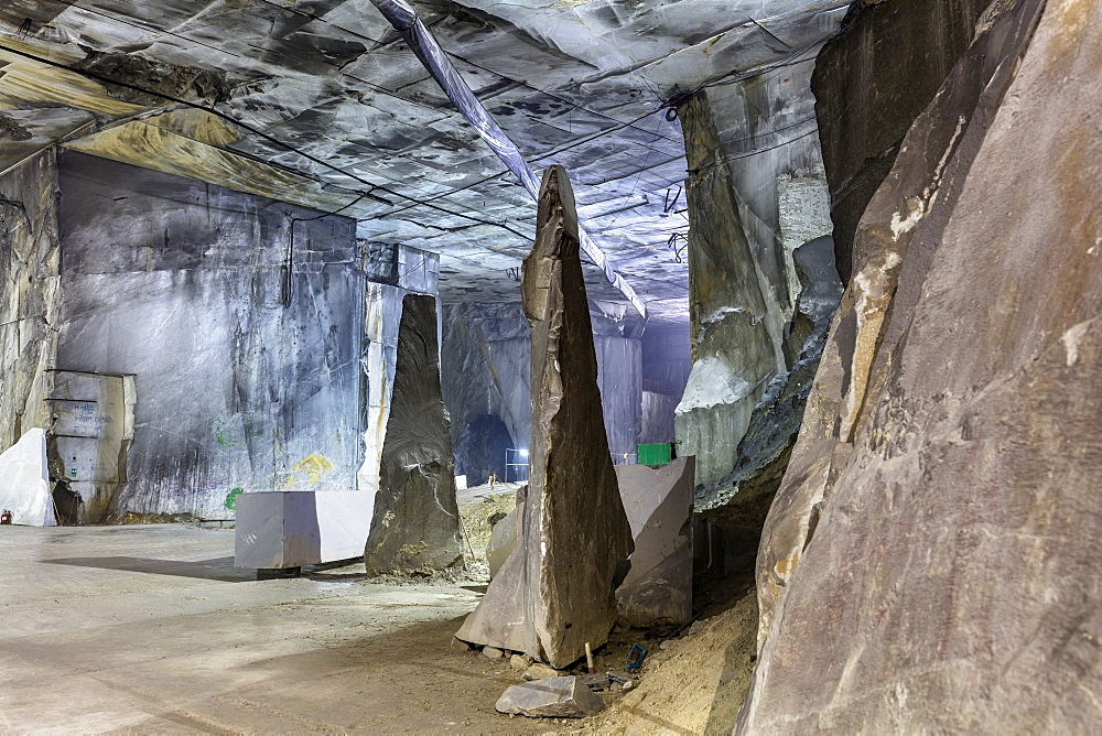 Marble quarries, Carrara, Tuscany, Italy, Europe