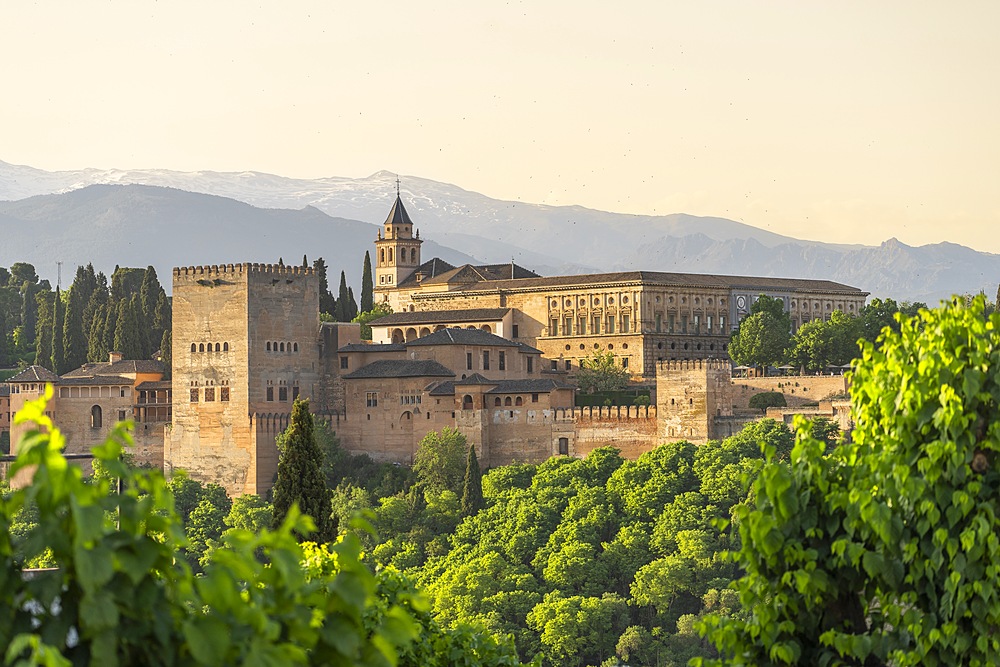 Mirador de San Nicolas, World Heritage Site, UNESCO, Alhambra, Granada, Andalusia, Spain, Islamic architecture, Mudejar architecture