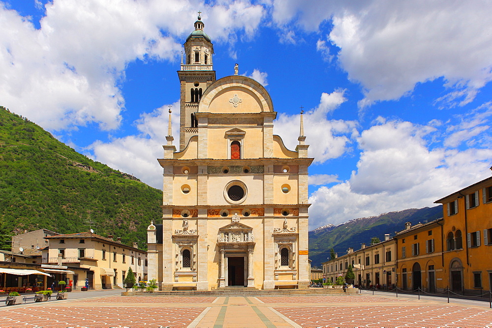 The Sanctuary of Our Lady of Tirano, Lombardy, Italy, Europe