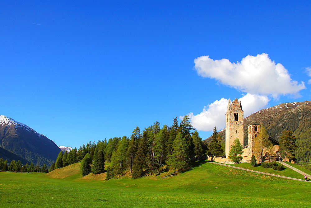 Schlarigna (Celerina), Canton of Graubunden (Grigioni), Switzerland, Europe