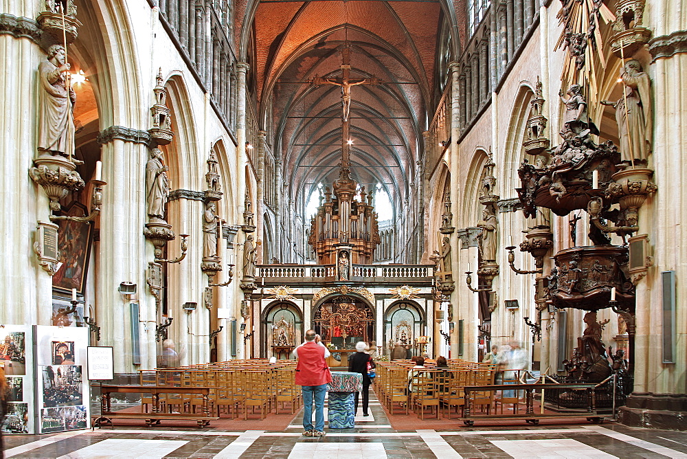 Notre Dame Church, Bruges, Flemish Region, West Flanders, Belgium, Europe