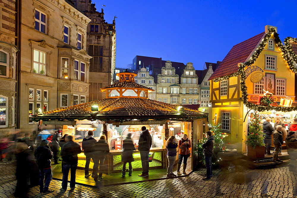 Market Square, Christmas markets, Bremen, Germany, Europe