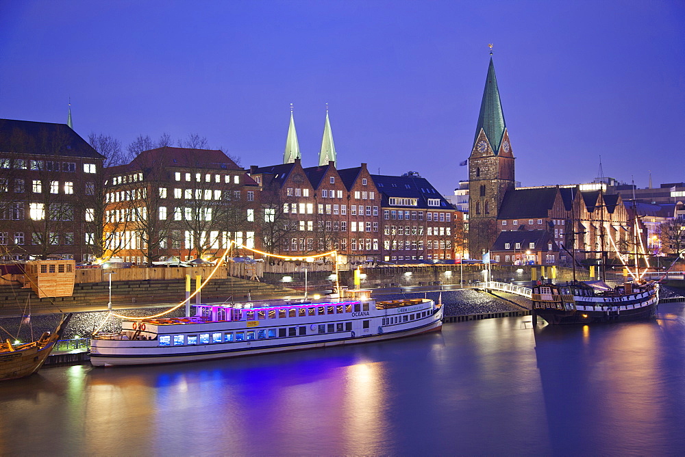 Weser River, Bremen, Germany, Europe