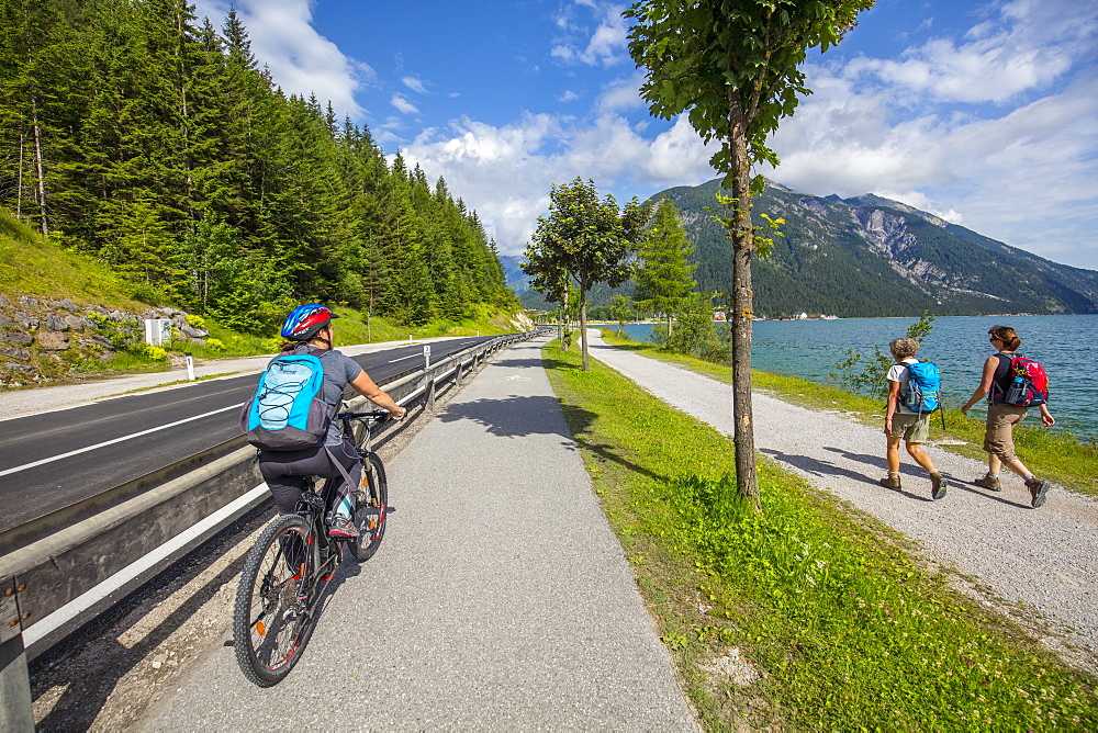 Achen lake, Seespitz, Tyrol, Austria, Europe