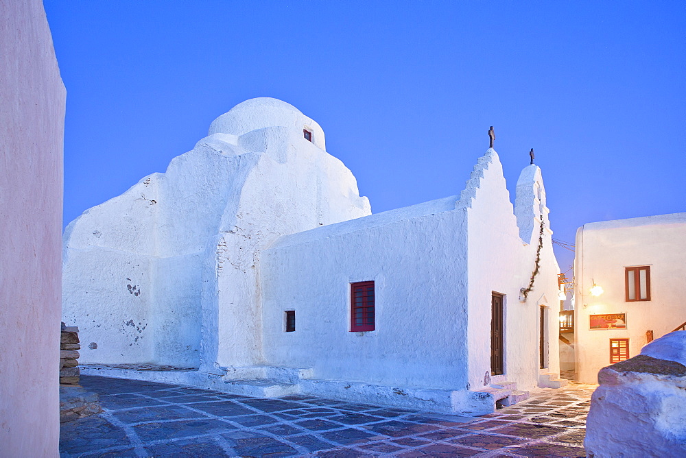 The Church of Panagia Paraportiani, Mykonos, Cyclades, South Aegean, Greek Islands, Greece, Europe