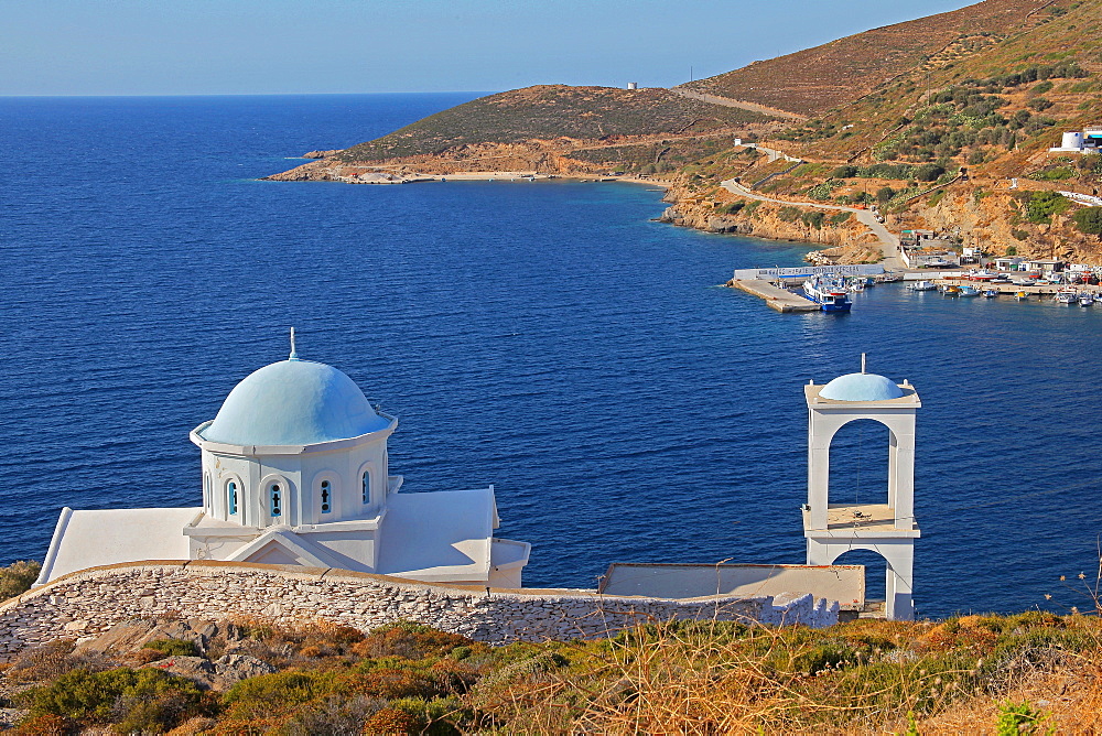 Agia Marina Church, Fourni Island, Aegean Island, Greek Islands, Greece, Europe