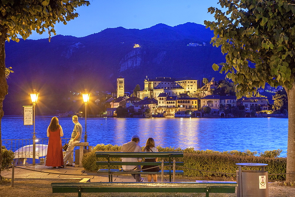 Isle of San Giulio, Orta San Giulio, Piemonte (Piedmont), Italy, Europe