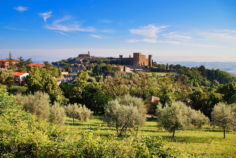 Montalcino, Val d'Orcia, UNESCO World Heritage Site, Tuscany, Italy, Europe