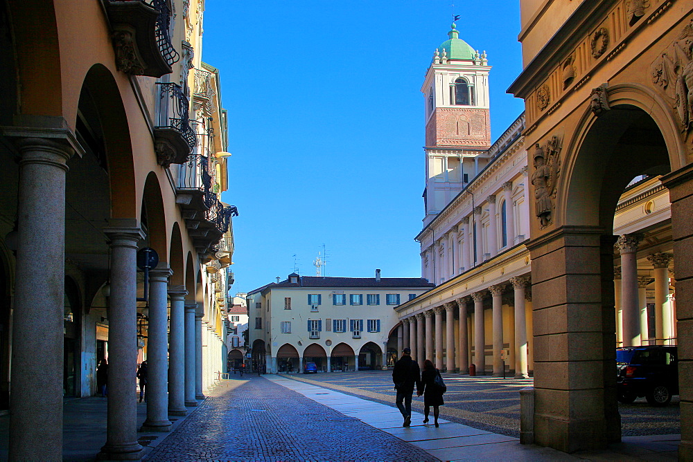 Piazza della Repubblica, Novara, Piedmont, Italy, Europe