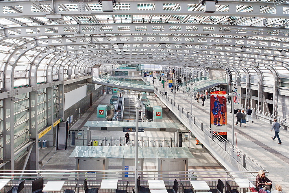 Porta Susa train station, Turin, Piedmont, Italy, Europe