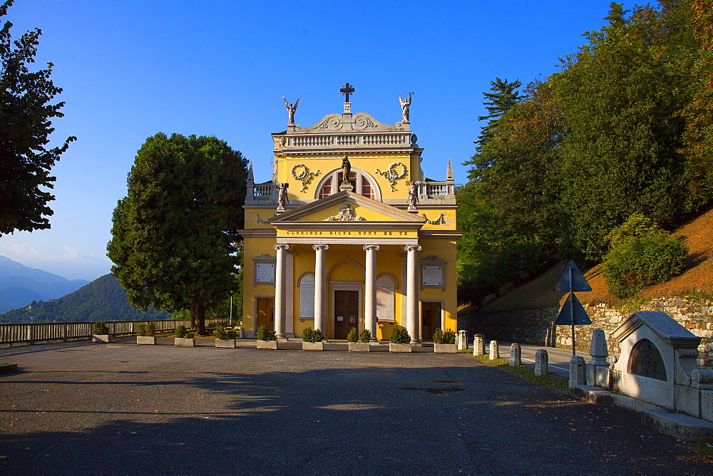 Sanctuary of the Madonna della Bocciola, Ameno, Piemonte (Piedmont), Italy, Europe