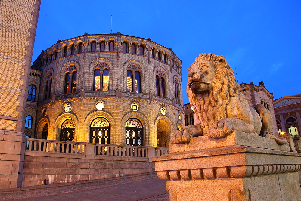 Parliament, Oslo, Norway, Scandinavia, Europe