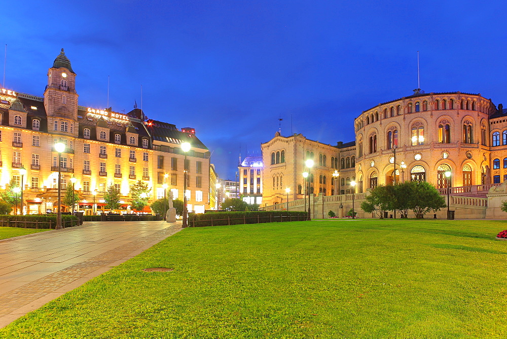 Parliament, Oslo, Norway, Scandinavia, Europe