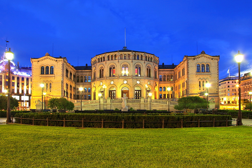 Parliament, Oslo, Norway, Scandinavia, Europe