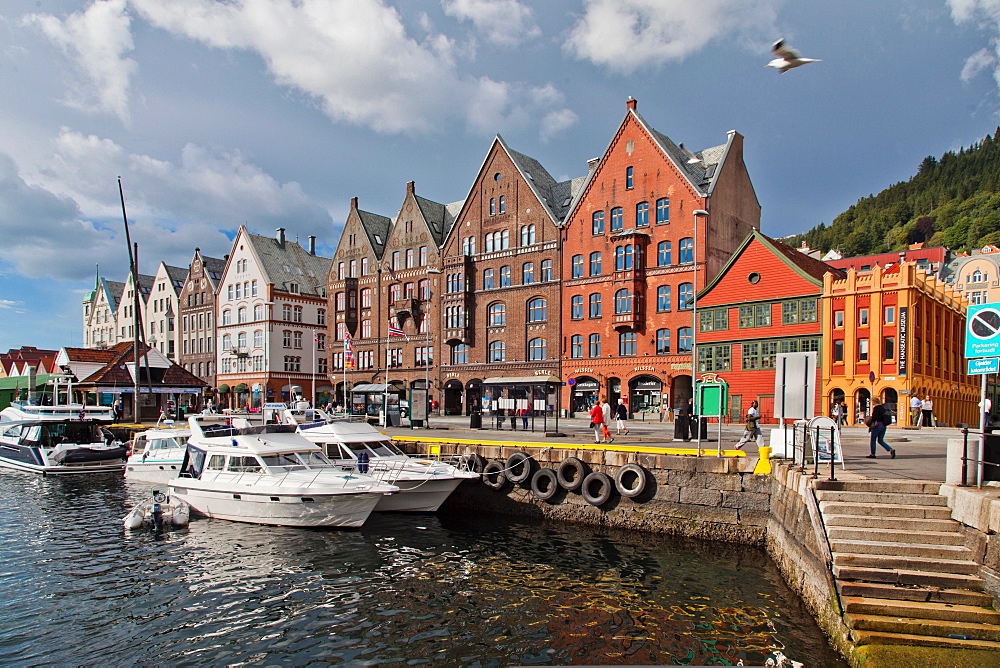 Bryggen, UNESCO World Heritage Site, Bergen, Norway, Scandinavia, Europe