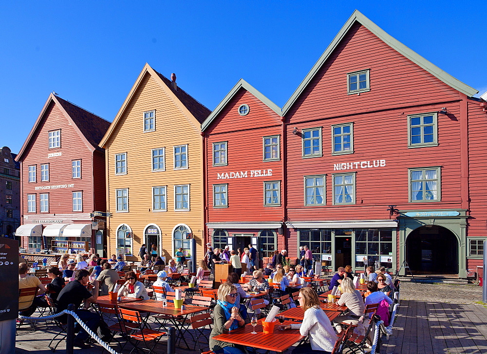 Bryggen, UNESCO World Heritage Site, Bergen, Norway, Scandinavia, Europe