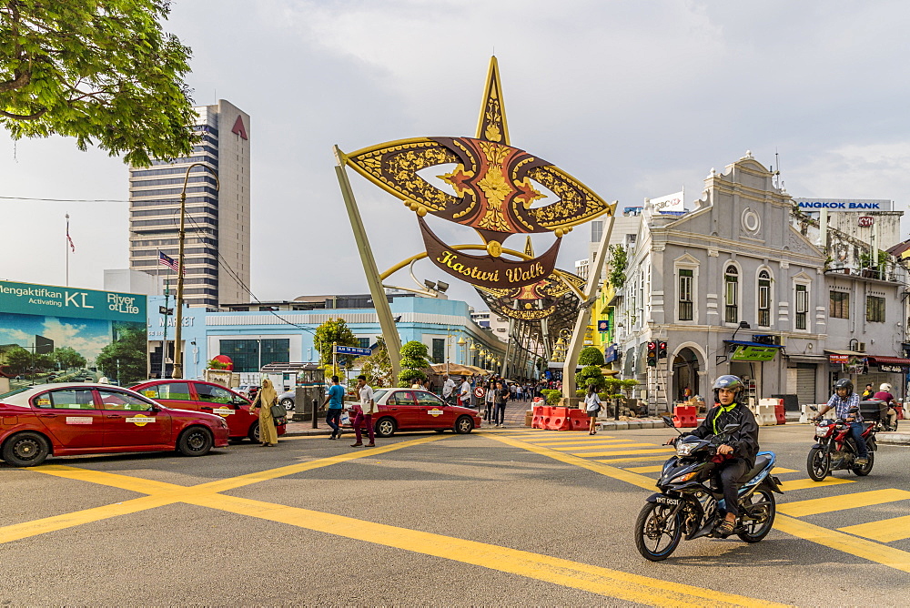 Kasturi Walk next to the Central Market in Kuala Lumpur, Malaysia, Southeast Asia, Asia